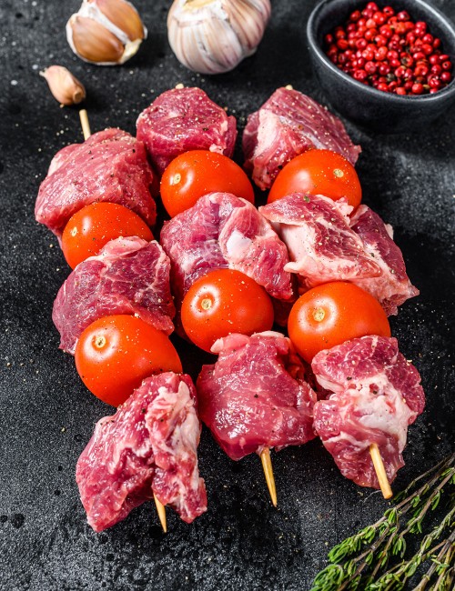 Brochettes d'agneau